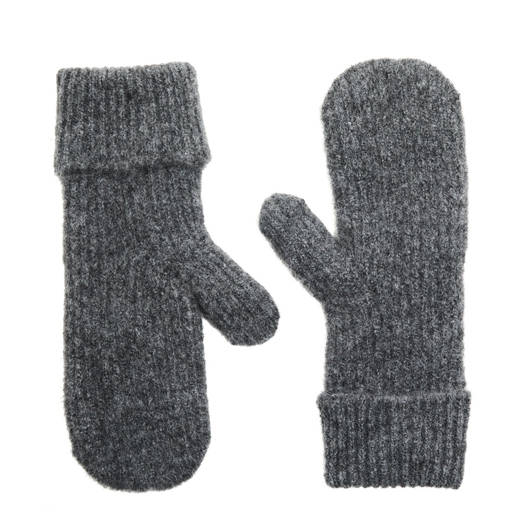 Rib-knit mittens "Fay Thumb"